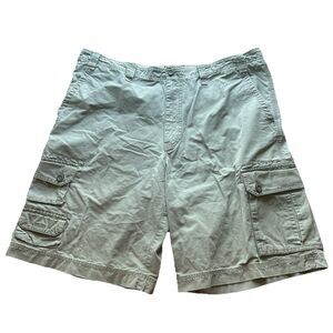 Eddie Bauer Men’s Tall Size 42 Beige Outdoor Utility Cargo Shorts 11” Inseam